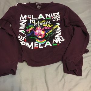 Long sleeve crop top